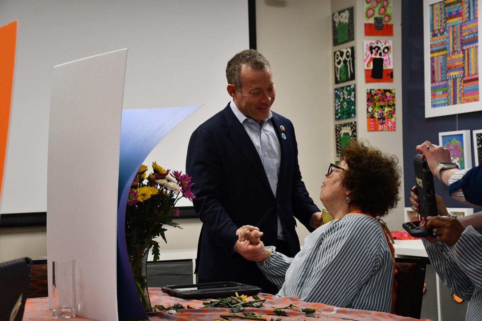 PHOTO RELEASE Gottheimer Visits North Jersey Seniors and Leadership at