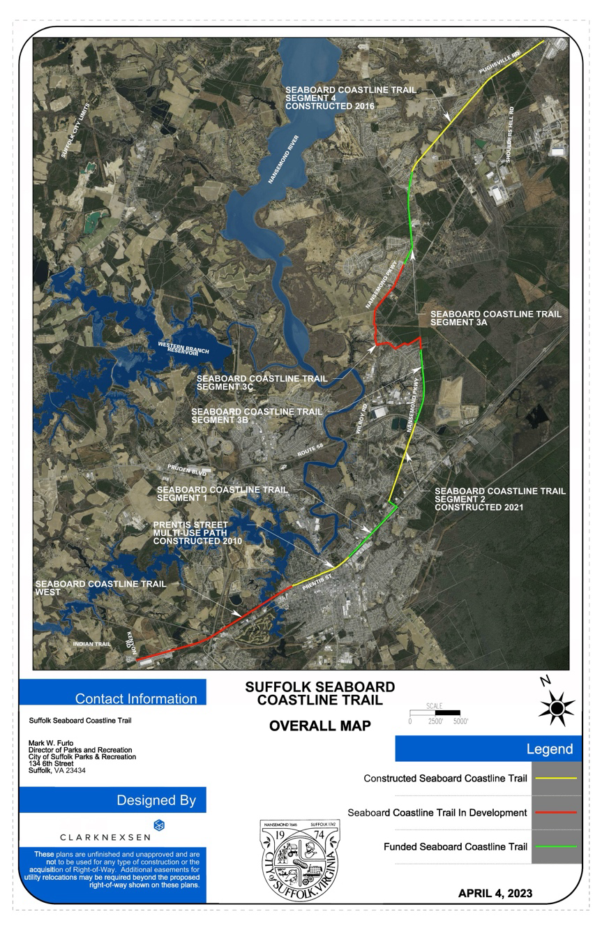 Kiggans Announces 5 Million Grant for Suffolk Seaboard Coastline Trail