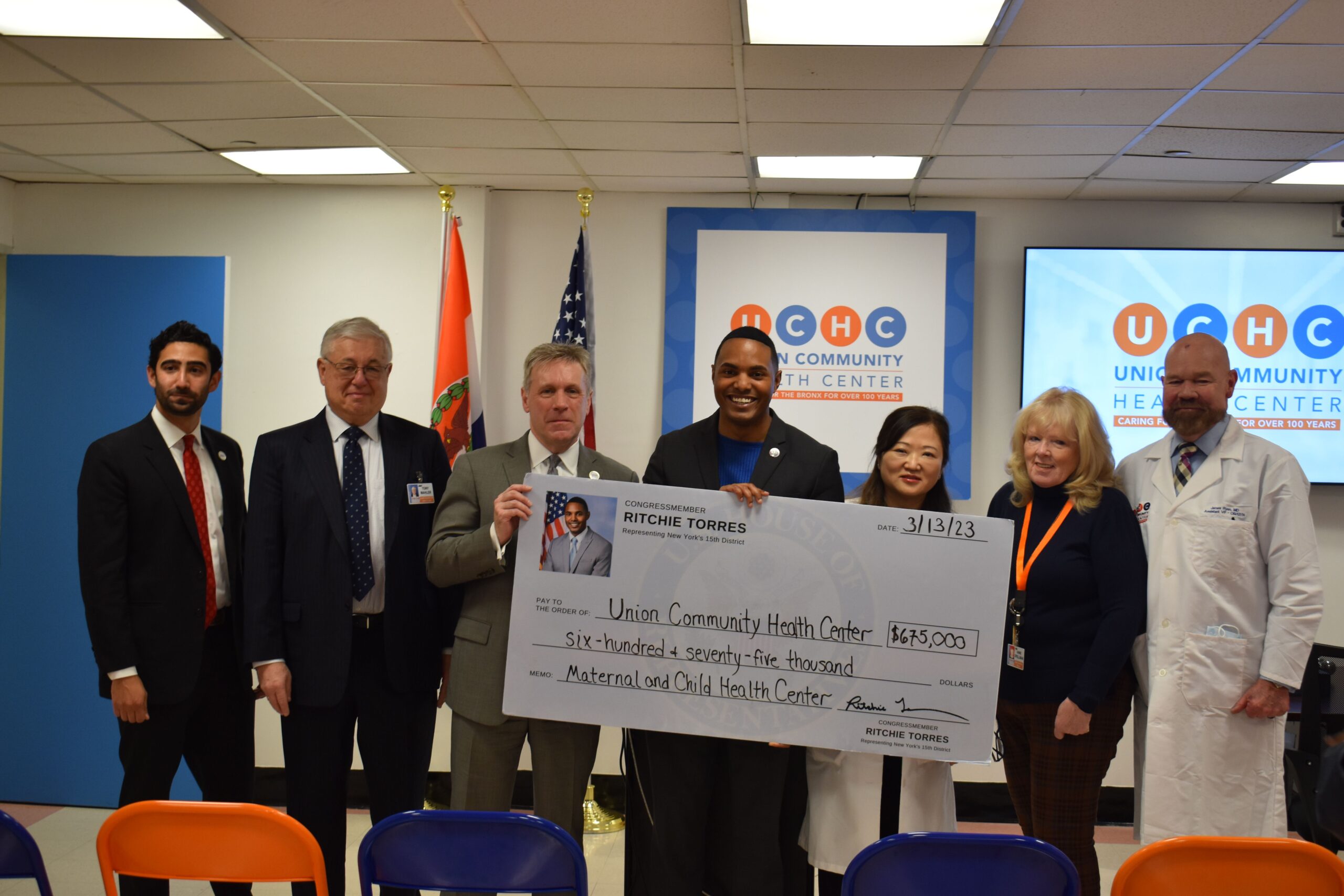 U.S. Rep. Ritchie Torres Awards 675,000 in Community Project Funding to Union Community Health